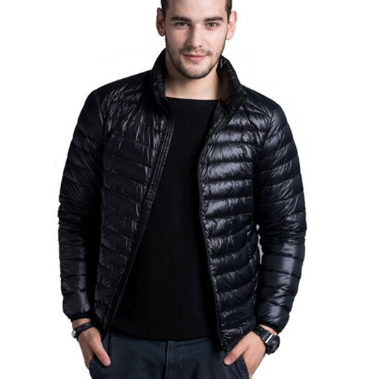 Men’s Duck Down Winter Jacket – Warm Puffer Coat Parka for Cold Weather Outdoor Wear LONDYN UPBRINGING