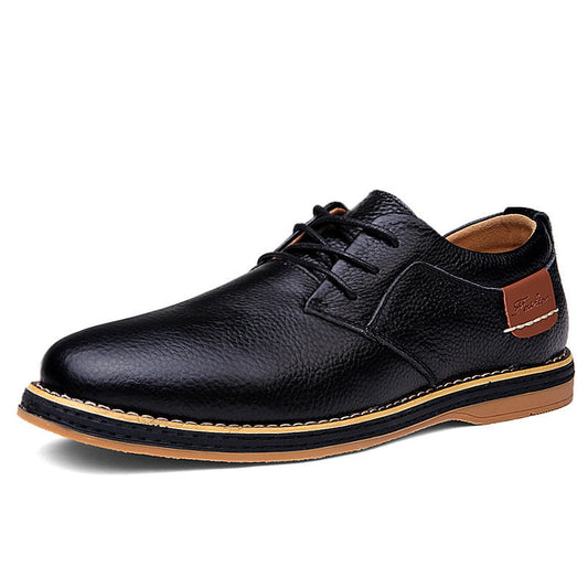 Men’s Large Size Leather British Shoes – Classic Formal Dress Shoes up to Size 48 LONDYN UPBRINGING