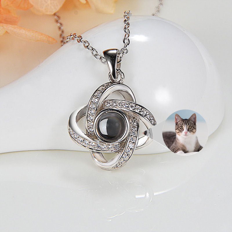 Original Nano Projection Pendant for Women | Secret Message Jewelry Anniversary Gift LONDYN UPBRINGING