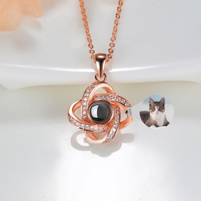 Original Nano Projection Pendant for Women | Secret Message Jewelry Anniversary Gift LONDYN UPBRINGING