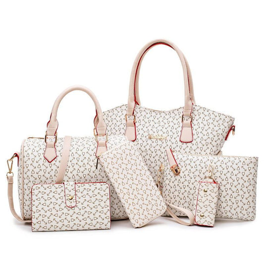 6-in-1 Women’s Shoulder Bag Set – Versatile Handbags, Crossbody, Tote & Clutch Collection LONDYN UPBRINGING