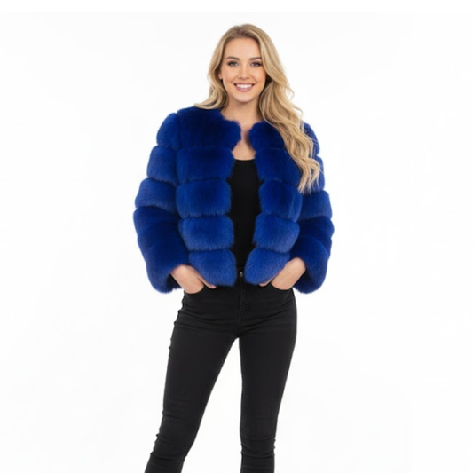 Women's Elegant Faux Mink Fur Coat S-3XL - Thick Warm Winter Outerwear LONDYN UPBRINGING