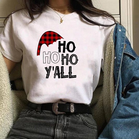 Womens "Okay But First Coffee" Plaid Graphic T-Shirt | Coffee Lover Tee