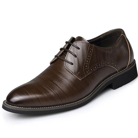 Men’s Leather Dress Shoes – Classic Formal Oxford Shoes for Business, Weddings & Elegant Style LONDYN UPBRINGING