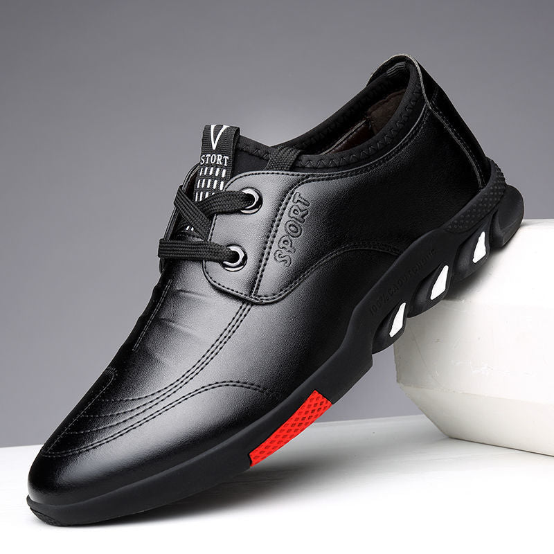 Leather Shoes Mens Leather Spring New Mens Business LONDYN UPBRINGING