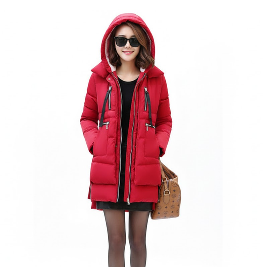 Women's Plus Size M-5XL Winter Parka Coat - Thick Wadded Loose Fit Jacket LONDYN UPBRINGING