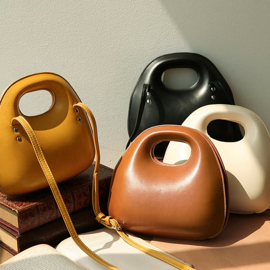 Fashion Shell-Shaped Round Flap Handbag for Women – Stylish Messenger & Shoulder Bag LONDYN UPBRINGING