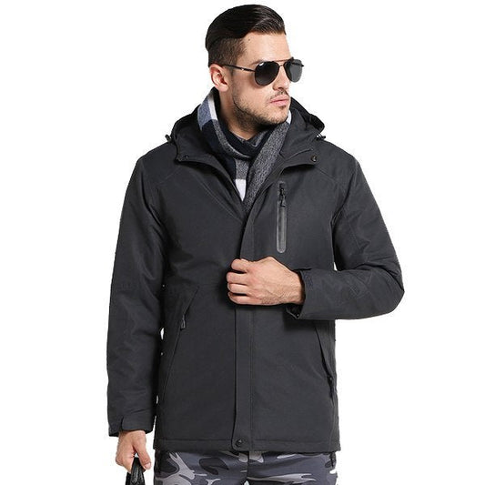 Unisex USB Heating Winter Cotton Jacket - Waterproof Outdoor Windbreaker LONDYN UPBRINGING