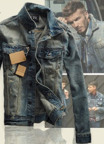 Men’s Denim Jacket & Jeans Set – Classic Casual Outfit for Everyday Streetwear Style LONDYN UPBRINGING