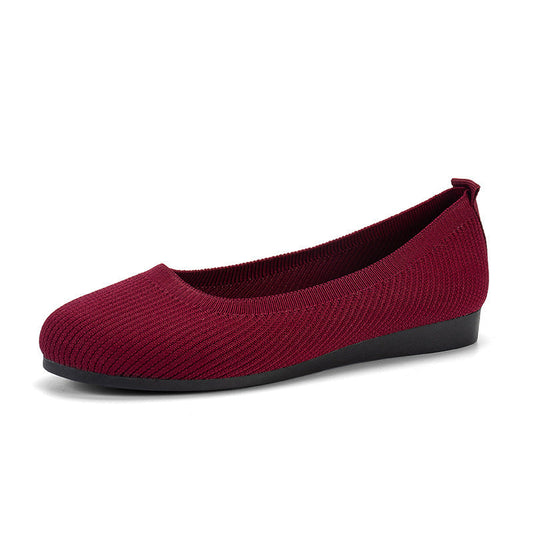 Women's Knit Flats | Casual Slip-On Mesh Shoes LONDYN UPBRINGING