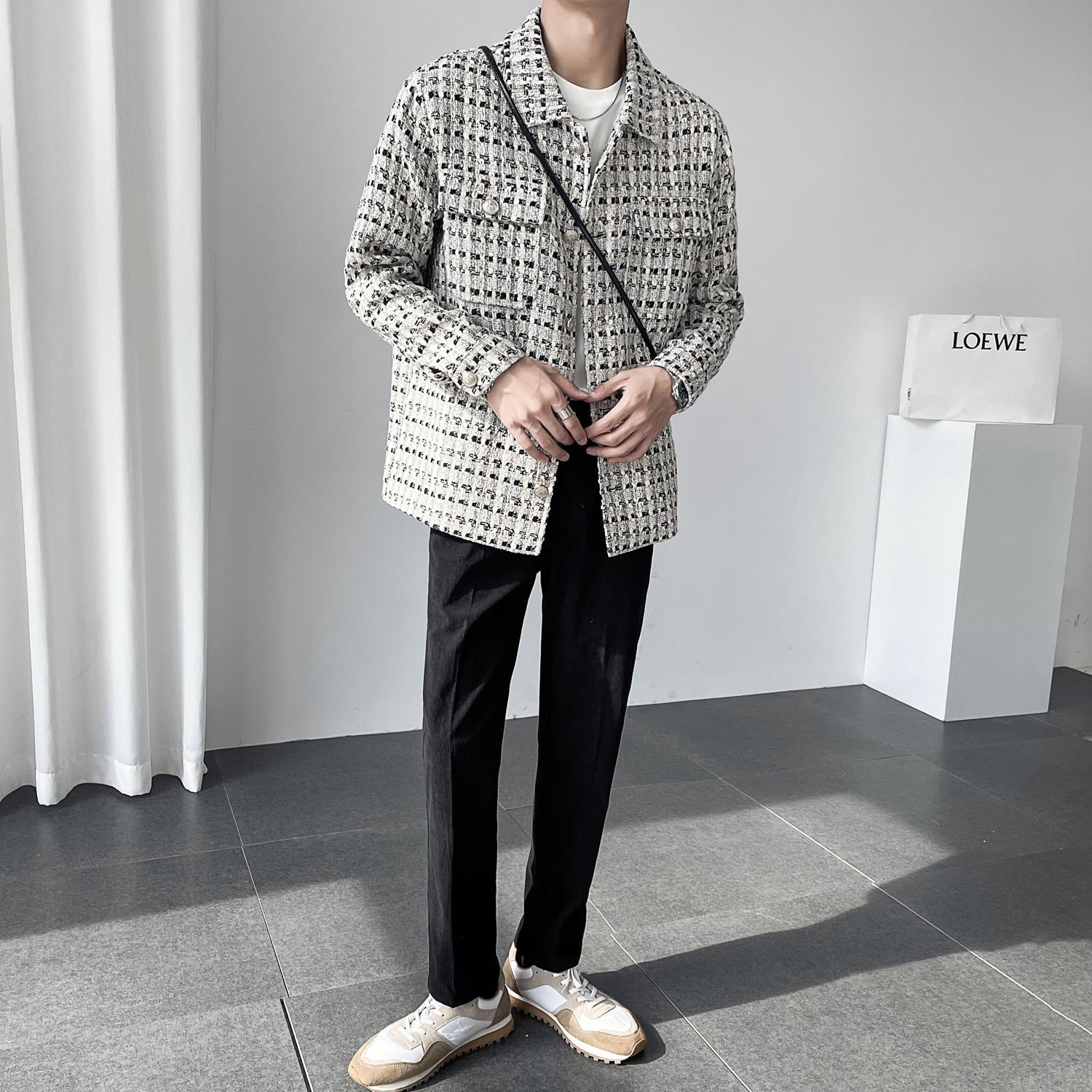 Men’s Small Fragrance Jacket – Loose Casual Coat for Modern & Effortless Style LONDYN UPBRINGING