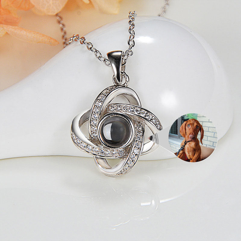 Original Nano Projection Pendant for Women | Secret Message Jewelry Anniversary Gift LONDYN UPBRINGING