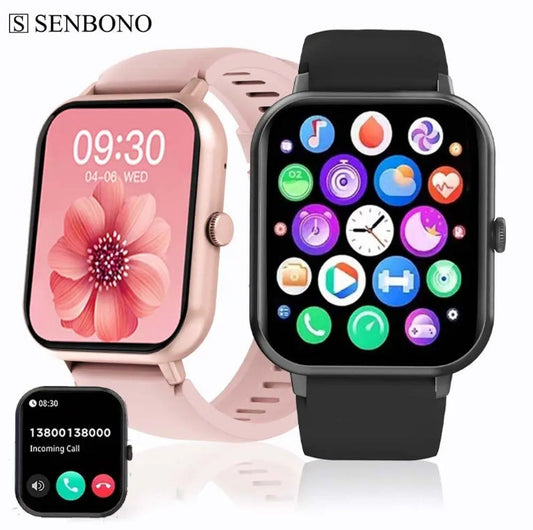 ZL54CJ Smartwatch – Square Bluetooth Call Fitness Tracker for Men & Women, Waterproof Sports Watch for iOS & Android LONDYN UPBRINGING