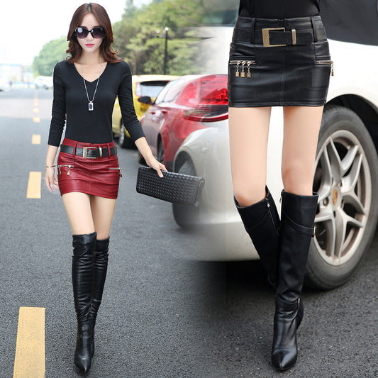 Autumn Winter Plaid Woolen Short Skirt for Women – Slim High Waist One-Step Mini Skirt LONDYN UPBRINGING