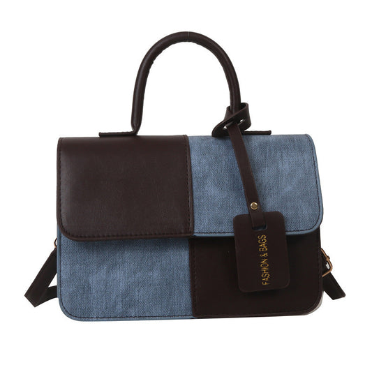 Popular Fashion Stitching Texture Shoulder Messenger Bag – Portable Handbag for Women LONDYN UPBRINGING