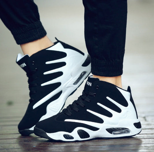 Men’s Air Cushion Basketball Shoes – Wear-Resistant High-Top Sneakers for Training and Everyday Play LONDYN UPBRINGING
