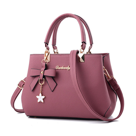 Women’s Shoulder Bag with Bowknot & Star Pendant – Cute Tote Handbag for Daily Use LONDYN UPBRINGING