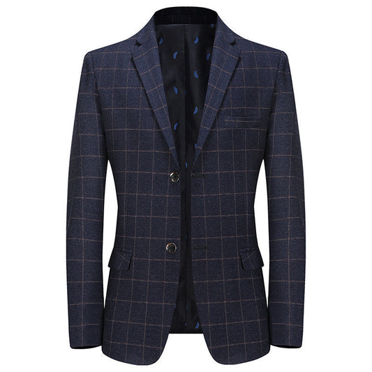 Men’s Plaid Leisure Suit – Stylish Coat & Pants Set for Modern Fashion and Comfort LONDYN UPBRINGING