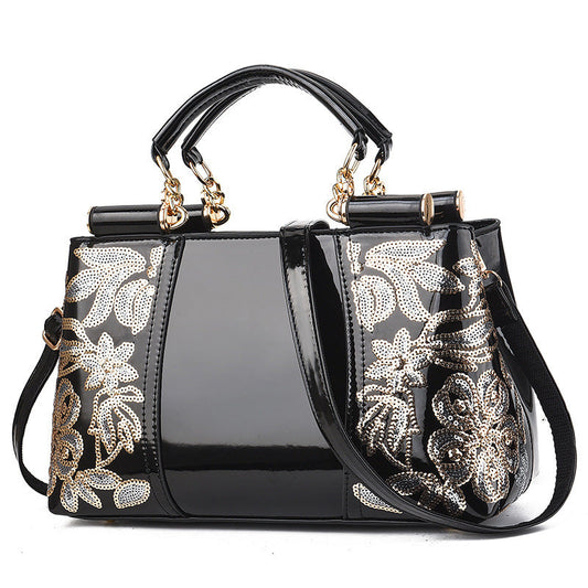 Fashion Sequin Handbag for Women – Sparkly Shoulder Bag for Party, Wedding & Bridal Events LONDYN UPBRINGING
