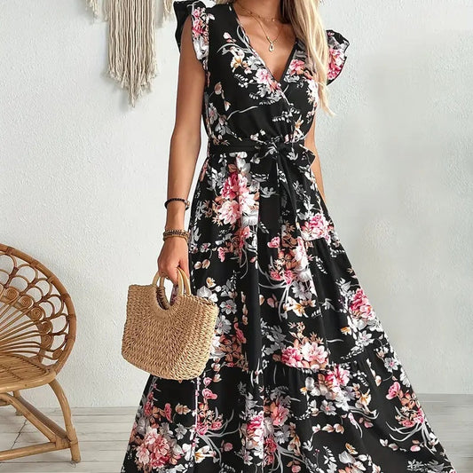 Women's Dresses: V-Neck, Floral Print & Fashion Styles LONDYN UPBRINGING
